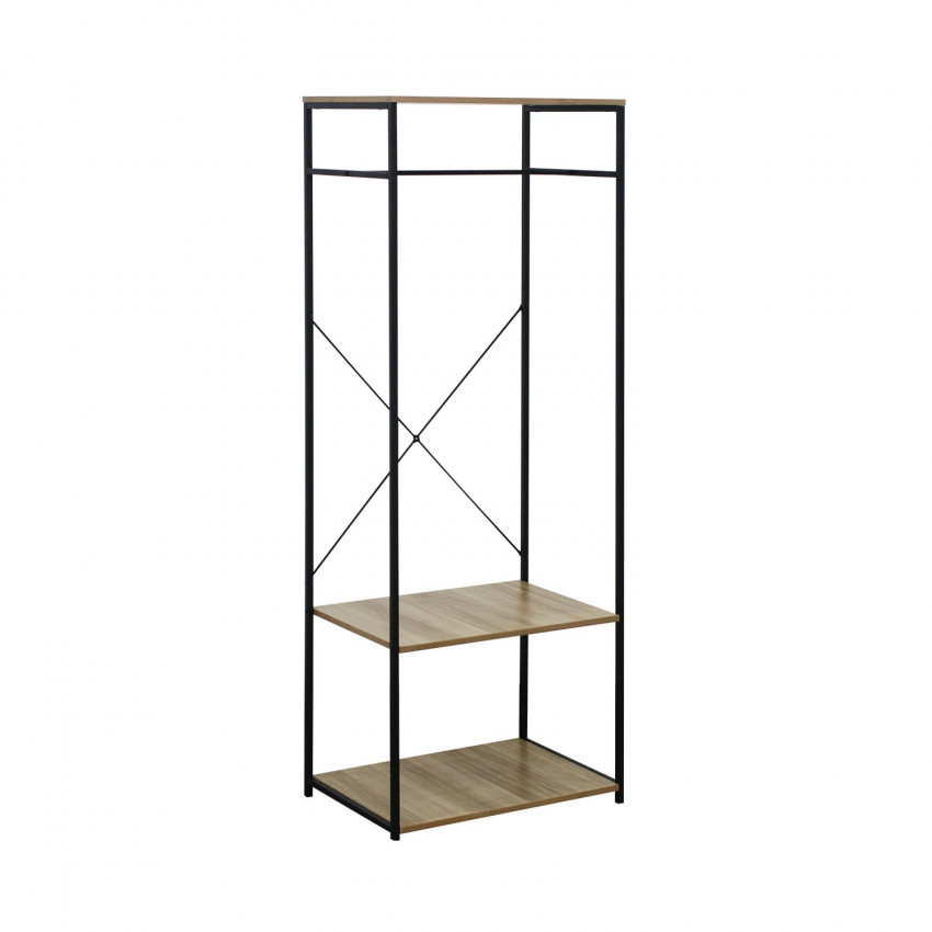Perchero Metálico y de Madera Oinu 167x60x40,4cm 7house Percheros y Zapateros 1