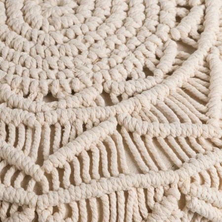 Puff Bajo Melek Macramé 31x42cm Thinia Home Puffs 4 Puff Bajo Melek Macramé 31x42cm Thinia Home Puffs 4