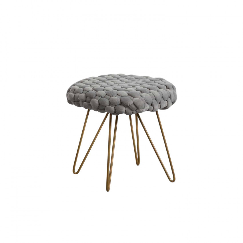Taburete Bajo Emre Gris 37,5x34cm Thinia Home Taburetes 1 Taburete Bajo Emre Gris 37,5x34cm Thinia Home Taburetes 1