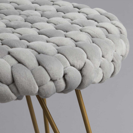Taburete Bajo Emre Gris 37,5x34cm Thinia Home Taburetes 2 Taburete Bajo Emre Gris 37,5x34cm Thinia Home Taburetes 2