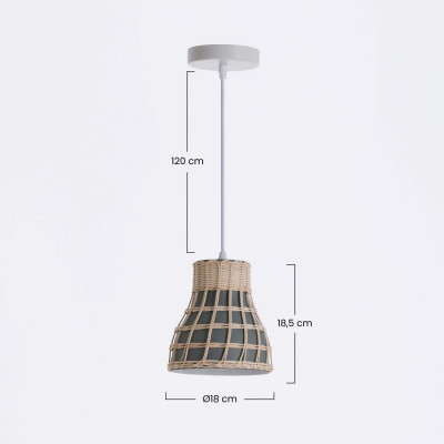 Lámpara de Techo Kumiko 18x18x18,5cm 7hSevenOn Deco Lámparas de Techo 12