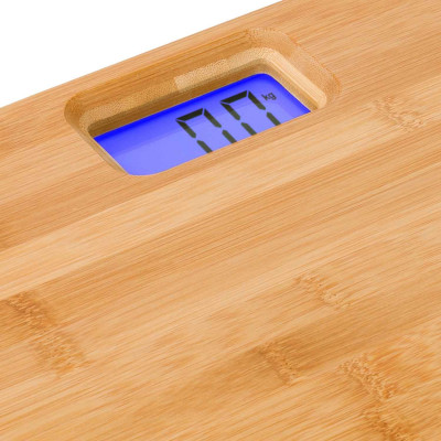 Báscula de Baño Electrónica de Bambú Ecológica 7hSevenOn Home Básculas de Baño 3