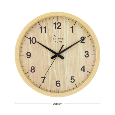 Reloj de Pared de Madera Ø30 cm Thinia Home Relojes de Pared 6