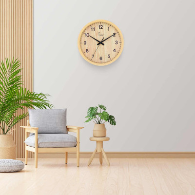 Reloj de Pared de Madera Ø30 cm Thinia Home Relojes de Pared 7