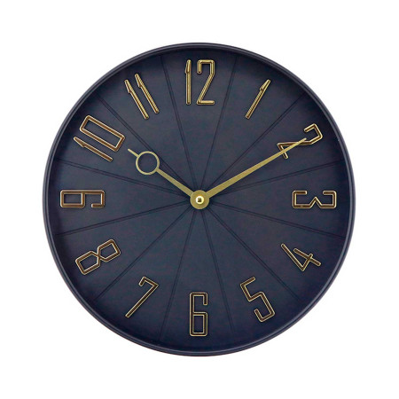 Orologio da parete vintage nero/oro Ø 27,3 cm Thinia Home Orologi da parete 1