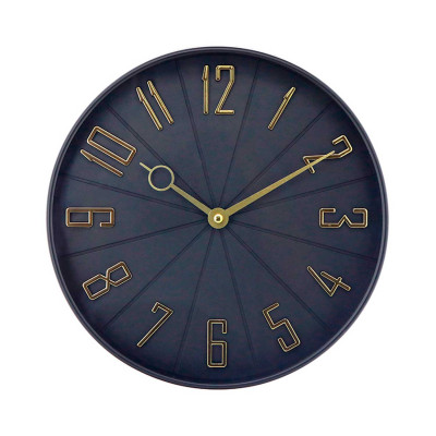 Orologio da parete vintage nero/oro Ø 27,3 cm Thinia Home Orologi da parete 1