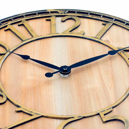 Relógio de parede vintage castanho Ø33cm Thinia Home Relógio de parede 2
