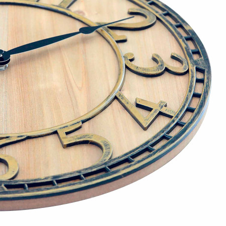 Relógio de parede vintage castanho Ø33cm Thinia Home Relógio de parede 3