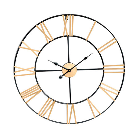 Relógio de parede vintage preto/bronze, Ø60 cm Thinia Home Relógios de parede 1