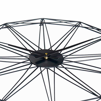 Relógio de parede moderno Preto Ø60cm Thinia Home Relógio de parede 2
