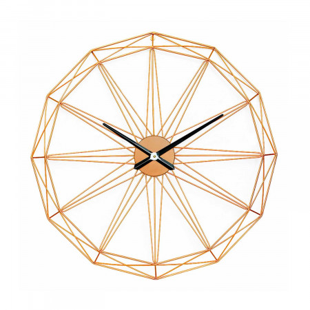 Relógio de parede dourado moderno Ø80cm Thinia Home Relógios de parede 1
