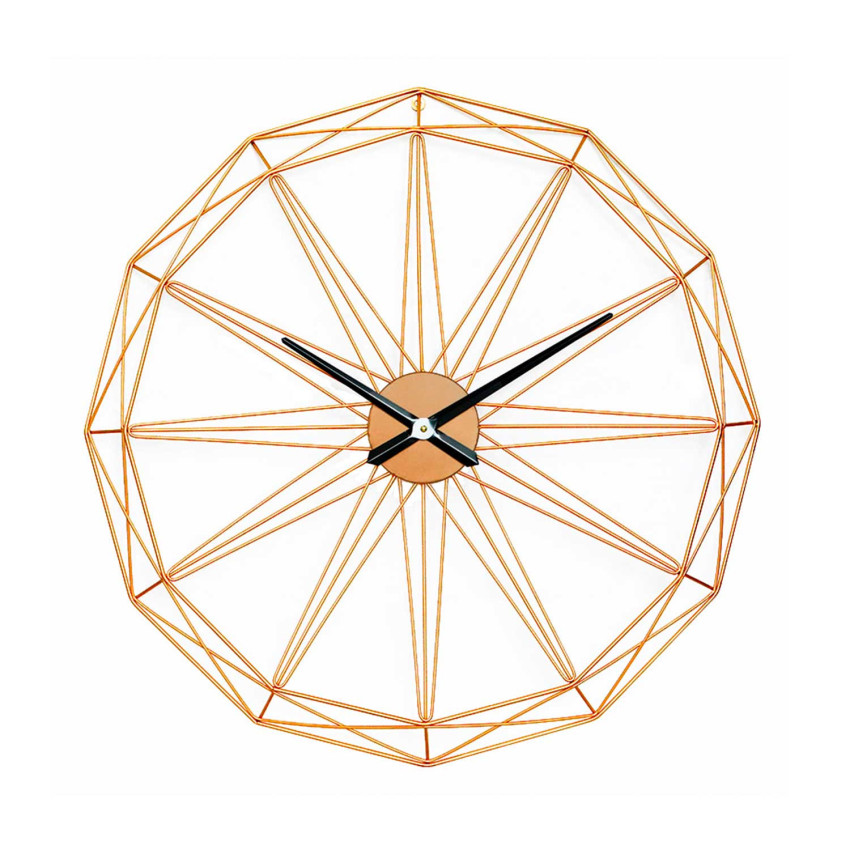 Reloj de Pared Moderno Dorado Ø80cm Thinia Home Relojes de Pared 1