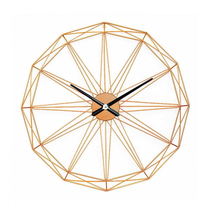 Reloj de Pared Moderno Dorado Ø80cm Thinia Home Relojes de Pared 1
