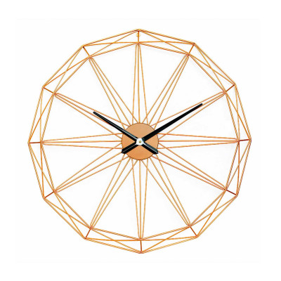 Reloj de Pared Moderno Dorado Ø80cm Thinia Home Relojes de Pared 1