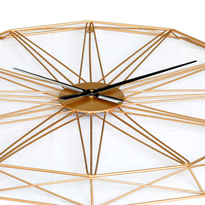 Reloj de Pared Moderno Dorado Ø80cm Thinia Home Relojes de Pared 2