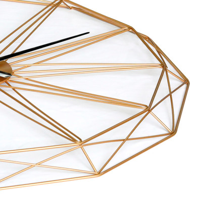 Moderne goldene Wanduhr, Ø 80 cm, „ Thinia Home “, Wanduhren 3