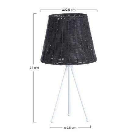 Lámpara de Mesa Yuan 22,5x22,5x37cm 7hSevenOn Deco Lámparas de Mesa 6