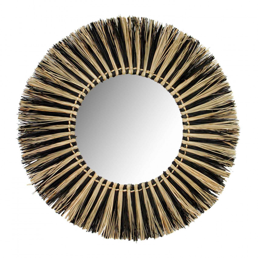 Espejo de Pared en Algas Marinas Redondo Meer Ø76cm Thinia Home Espejos de Pared 1