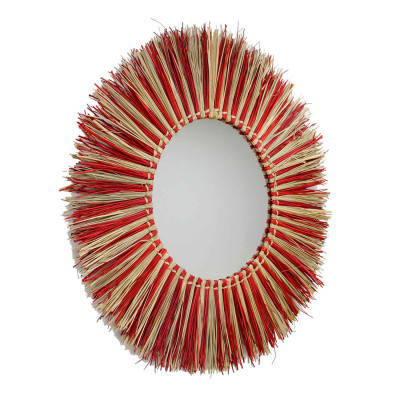 Espelho de parede redondo com padrão de algas marinhas Meer, Ø76 cm, Thinia Home, Espelhos de parede 8
