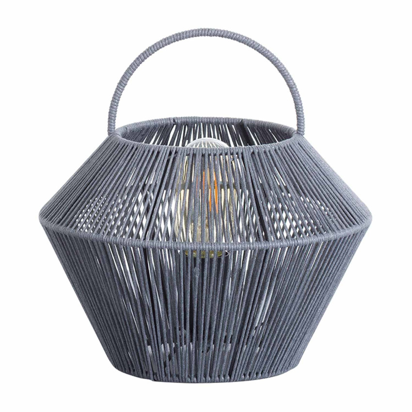 Lámpara de Mesa Shaoran Gris 24x24x25cm 7hSevenOn Deco Lámparas de Mesa 1