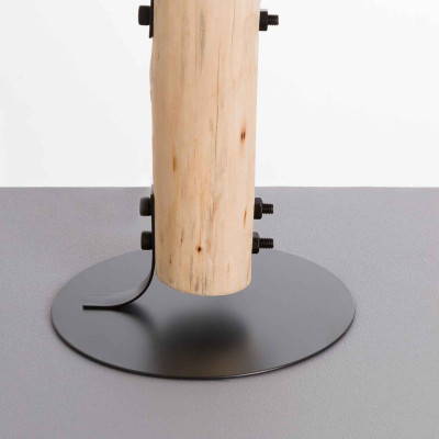 Lámpara de Mesa Natural Magma 30x30x55cm 7hSevenOn Deco Lámparas de Mesa 3