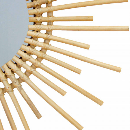 Espejo de Pared en Ratán Redondo Licht Natural Ø60cm Thinia Home Espejos de Pared 3 Espejo de Pared en Ratán Redondo Licht Natural Ø60cm Thinia Home Espejos de Pared 3