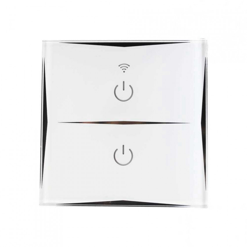 Interruptor Doble WiFi de Pared vía Smartphone/APP 7hSevenOn Home Enchufes Inteligentes 1