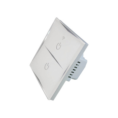 Interruptor Doble WiFi de Pared vía Smartphone/APP 7hSevenOn Home Enchufes Inteligentes 2