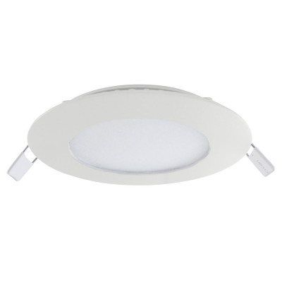 Pack 3 Luminária embutida LED Ultraslim de encastrar redonda 8W 600lm Ø10,5cm 4000K Branco 7hSevenOn Luminária embutida de encas