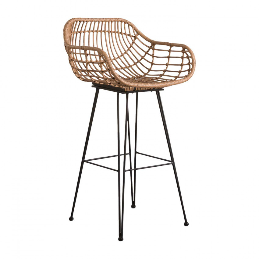 Banco de vime Kapolei 49x58x104cm Thinia Home Bancos 1