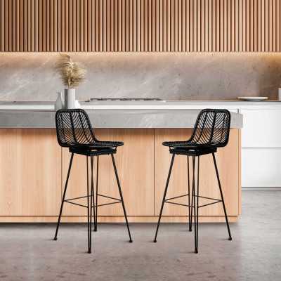 Taburete Ratán Pahoa 43x52x104cm Thinia Home Taburetes 16