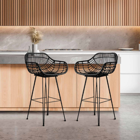 Taburete Ratán Kapolei 49x58x104cm Thinia Home Taburetes 16