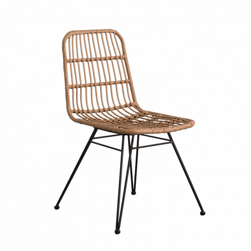 Silla Ratán Hawi 41,5x56x81cm Thinia Home Sillas Mimbre Comedor 1