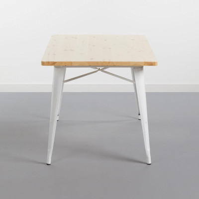 Mesa de Comedor Rectangular Iron Wood 120x80x74cm Thinia Home Mesas de Comedor 3