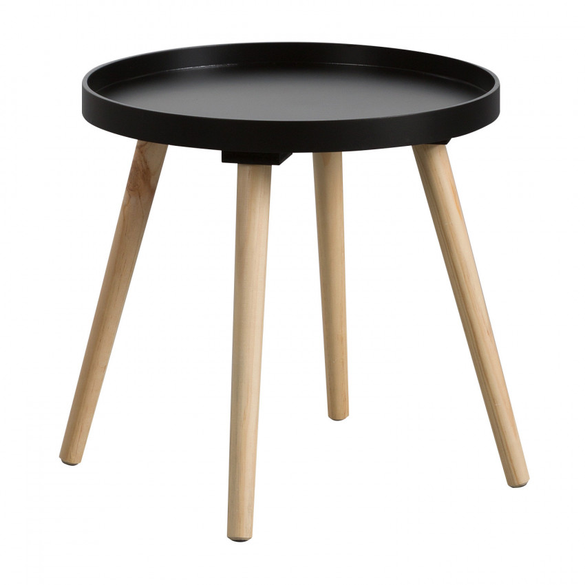 Mesita Auxiliar Redonda 40x40cm Thinia Home Mesitas de Noche y Auxiliares 7