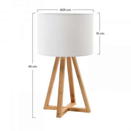 Lámpara de Mesa Eko 25x45cm 7hSevenOn Deco Lámparas de Mesa 4 Lámpara de Mesa Eko 25x45cm 7hSevenOn Deco Lámparas de Mesa 4