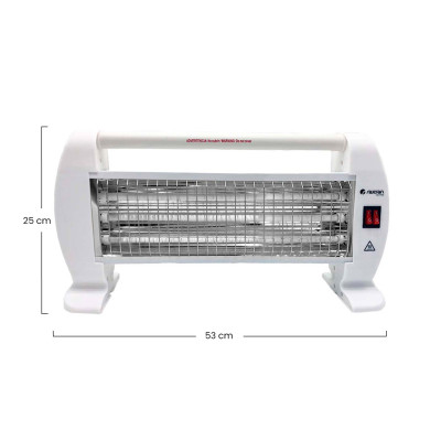 Estufa de Cuarzo Horizontal 1200W Raydan Home Estufas de Resistencia 5