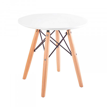 Conjunto Infantil de Mesa Redonda y 4 Sillas Blanco Thinia Home Mobiliario Infantil 3