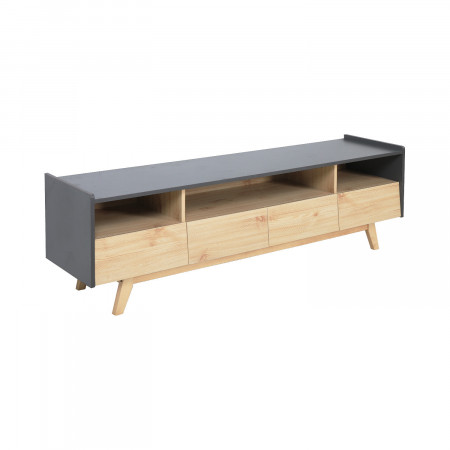 Denise TV stand 160x40x50cm Cinzento Thinia Home TV stand 1