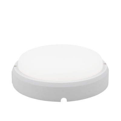 Luminária de parede LED redonda para exterior, 15 W, 1500 lm, branca, 4000 K, 20 000 h, 7hSevenOn Premium Luminárias de parede p