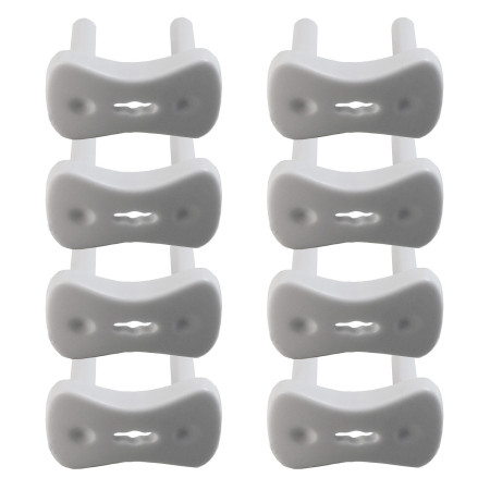 Pack 8 Protectores de Enchufe Europlug Empotrables Blancos Nine&One Herramientas 1