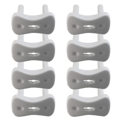 Confezione da 8 protezioni per prese Europlug da incasso bianche Nine&One Herramientas 1