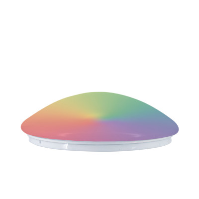 Plafón LED WiFi de Superficie Redondo 18W 1300lm Ø30cm RGB Blanco 25000H 7hSevenOn Premium Downlight Superficie 1