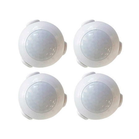 Conjunto de 4 sensores de movimento Wi-Fi com notificação através de smartphone/aplicação « 7hSevenOn Home » Câmaras e Sensores 