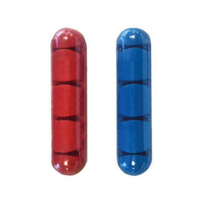 Confezione da 2 fermacavi con 4 fessure e autoadesivi “ 9&1 ” Organizer per cavi 1