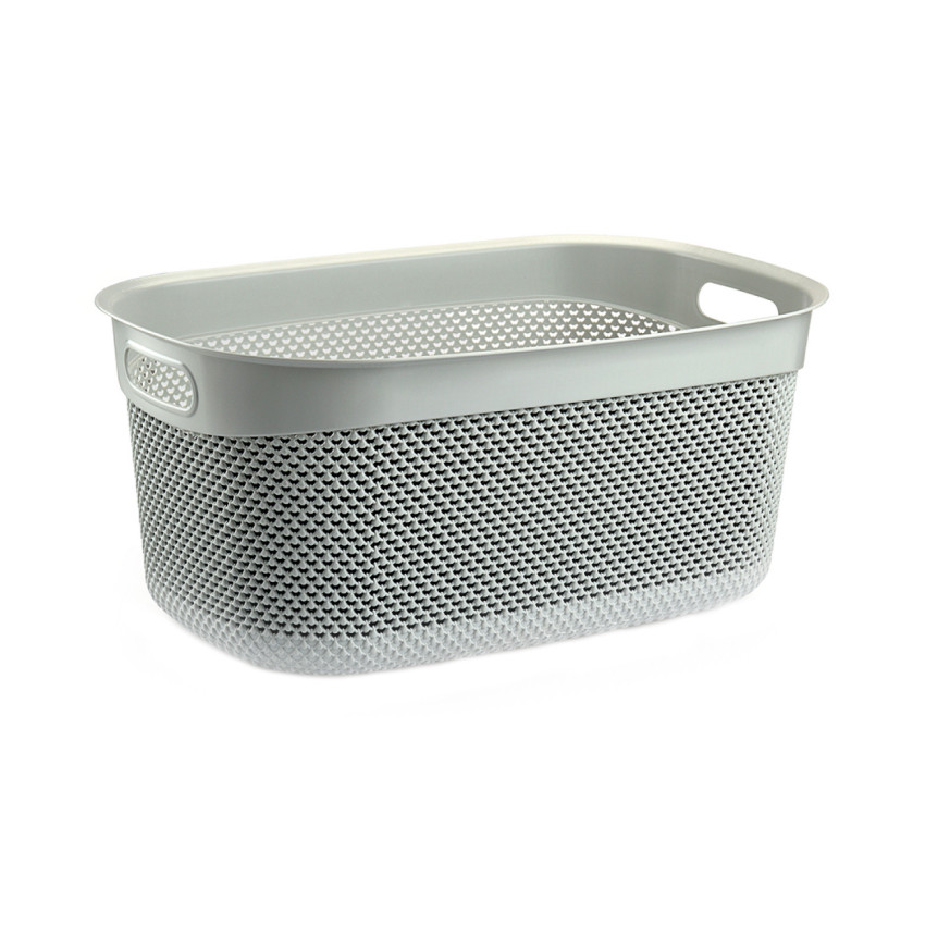Cesto retangular alto 33 litros 7house Organização da casa de banho 1