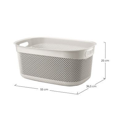 Cesta Alta Rectangular 33 Litros 7house Ordenación Baño 6