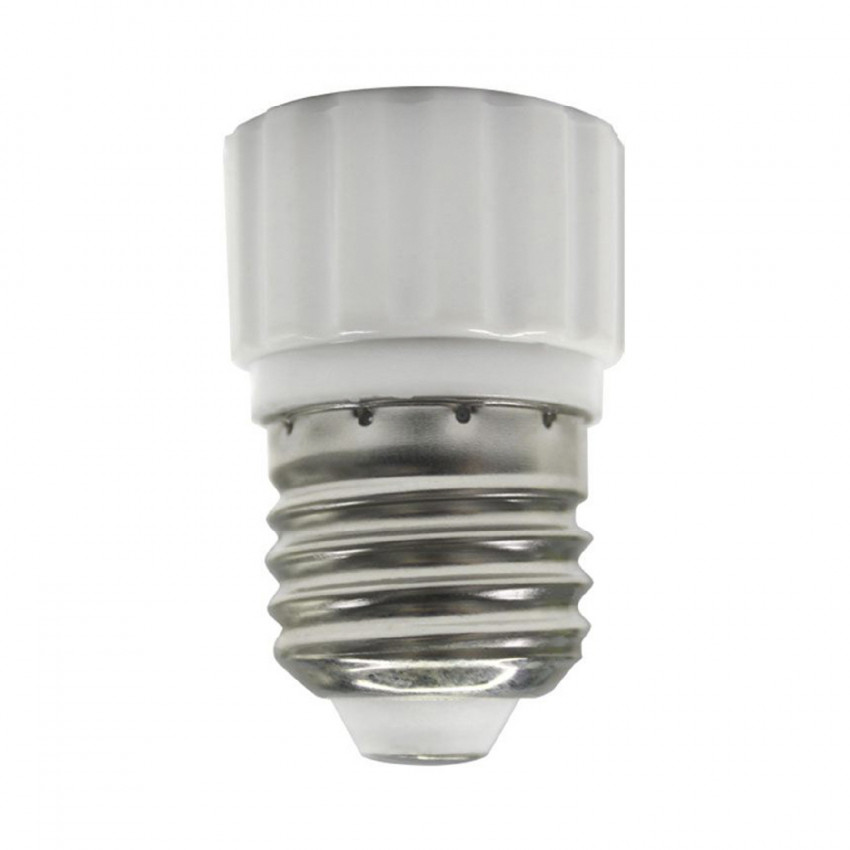 Adaptador Casquillo E27 a GU10 Blanco 7hSevenOn Elec Clavijas, Casquillos y Adaptadores 1