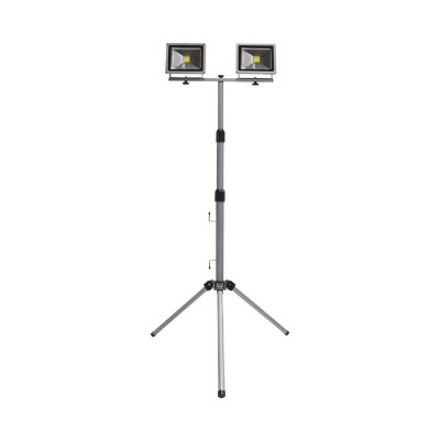 Tripé telescópico com projectores LED exteriores de 2x20W Alumínio 4000K 7hSevenOn Outdoor Projectores LED 1