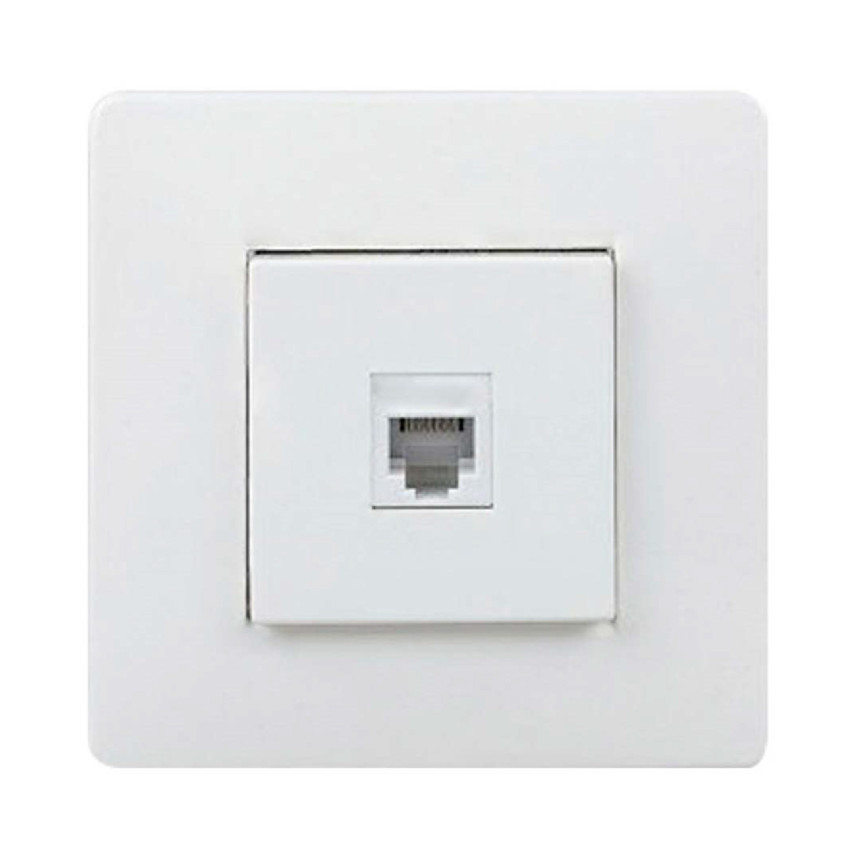 Tomada de telefone de superfície de 4 vias 7hSevenOn Elec TV e telefonia 1